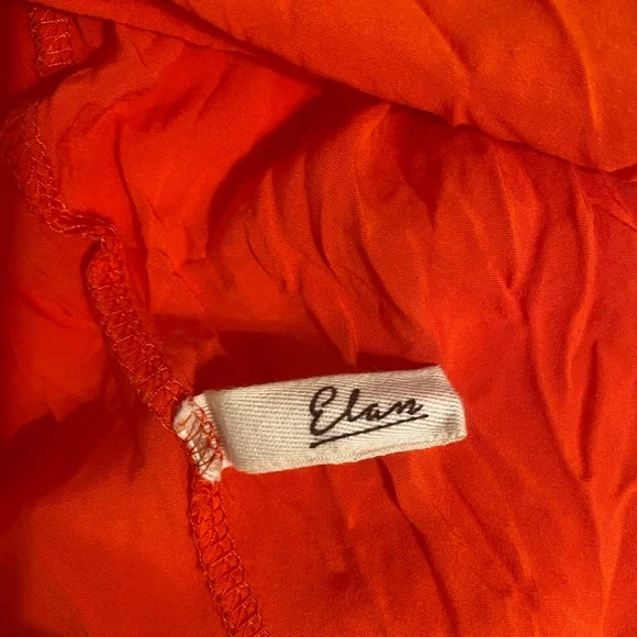 Elan Double V Maxi Dress with spaghetti straps. Size Medium - Picture 3 of 8